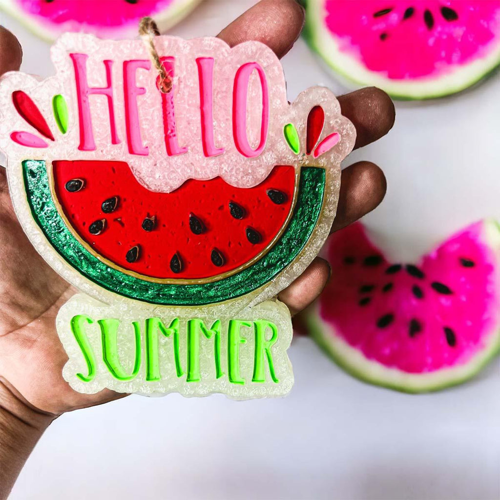 Hello Summer Freshie - Hanging Vehicle Air Freshener — Select Your Scent