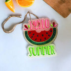 Hello Summer Freshie - Hanging Vehicle Air Freshener — Select Your Scent
