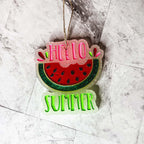 Hello Summer Freshie - Hanging Vehicle Air Freshener — Select Your Scent