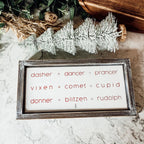 Rudolph & Friends Sign