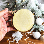 Wooden "Comfy & Cozy" Christmas Ornament — Select Your Color