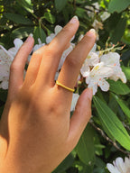 Triangle Stud Stacking Ring — Select Your Size