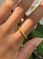 Triangle Stud Stacking Ring — Select Your Size