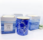 Mediterranean Blue Ocean Scent Gift Boxed Candles — Select Your Design