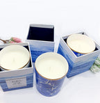 Mediterranean Blue Ocean Scent Gift Boxed Candles — Select Your Design