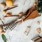 Wooden Serving Utensils featuring Positive Expressions