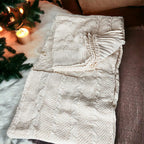 Claret Knit Sweater Throw Blanket — Select Your Color & Size