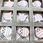 Handcrafted Easter & Spring Tic Tac Toe Game — Select Your Size