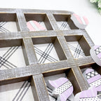 Handcrafted Easter & Spring Tic Tac Toe Game — Select Your Size