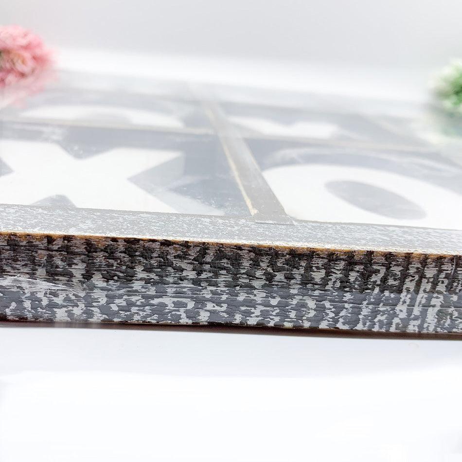 Handmade Gingham XOXO Wooden Game — Select Your Size