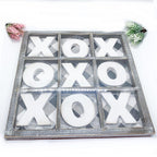 Handmade Gingham XOXO Wooden Game — Select Your Size