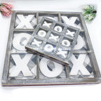 Handmade Gingham XOXO Wooden Game — Select Your Size