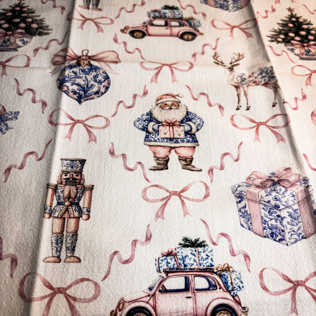 Chinoiserie Christmas Kitchen Towel