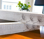 Handmade White Wash Wooden Farmhouse Dandelion Tray