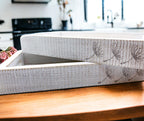 Handmade White Wash Wooden Farmhouse Dandelion Tray