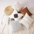 18" Square Amber & Farm Decorative Pillow and/or Cases Set — Select Your Design