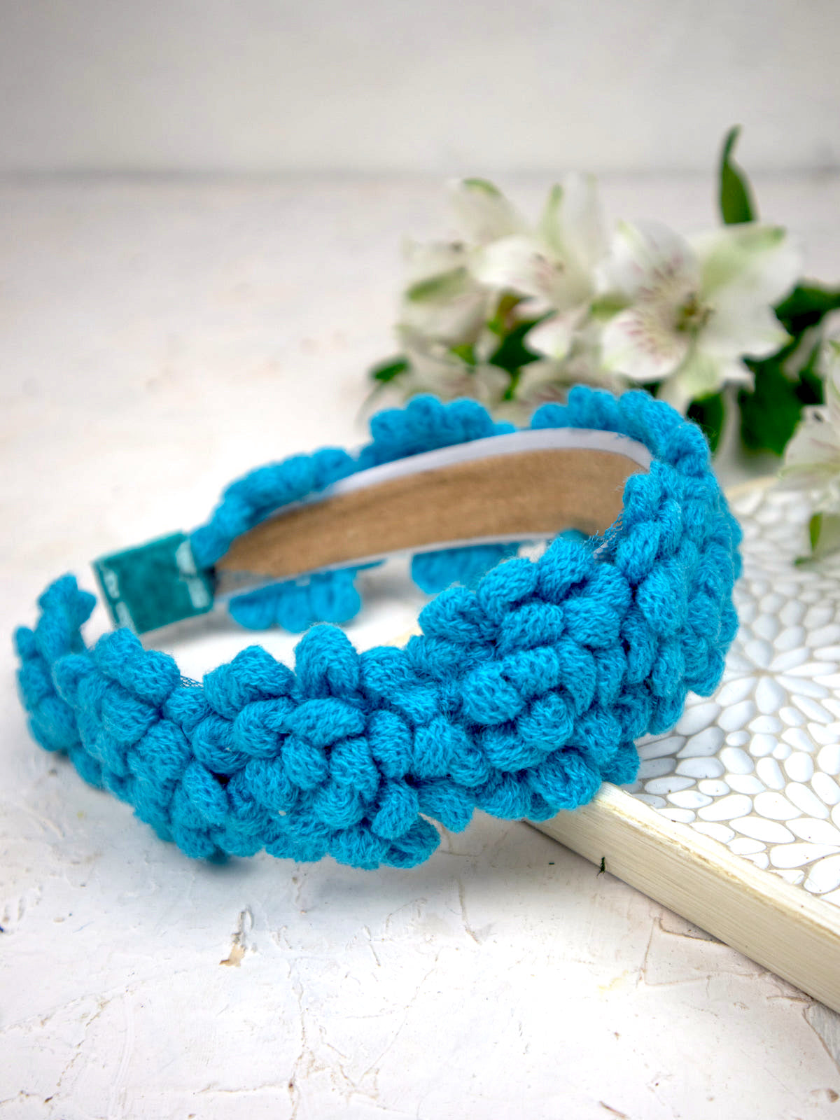 Crochet Puff Child Headband — Select Your Color