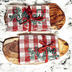 Holiday Charcuterie Board & Tartan Towel Set — Select Your Towel