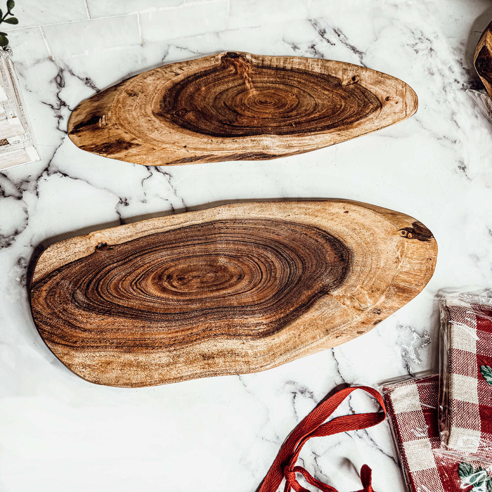 Holiday Charcuterie Board & Tartan Towel Set — Select Your Towel