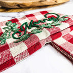 Holiday Charcuterie Board & Tartan Towel Set — Select Your Towel