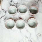 Hand-Painted Porcelain Mini Pink Cachepots— Select Your Design