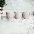 Hand-Painted Porcelain Mini Pink Cachepots— Select Your Design