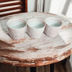 Hand-Painted Porcelain Mini Pink Cachepots— Select Your Design