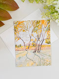 In the Shade - Seeded Sympathy Card with PLANTABLE seed paper envelope