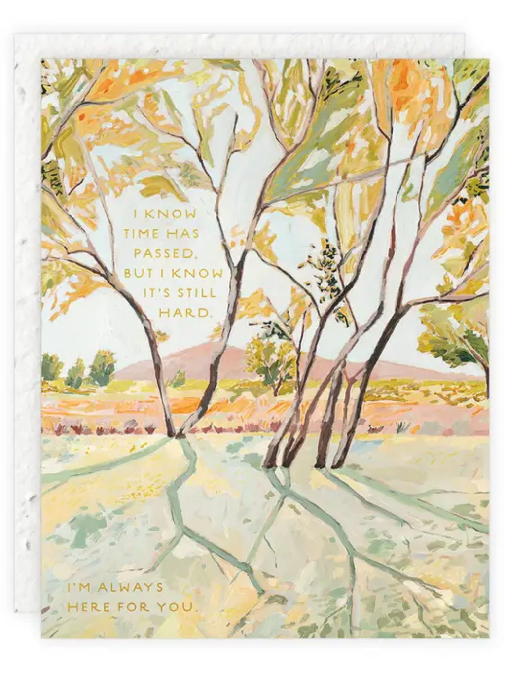 In the Shade - Seeded Sympathy Card with PLANTABLE seed paper envelope