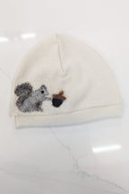 Squirrel Cashmere Hat - Baby — Select Your Color