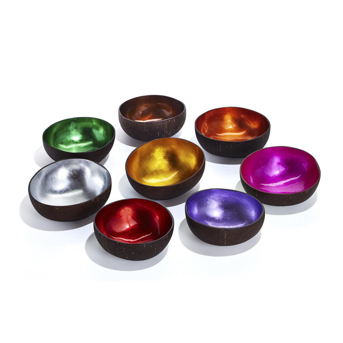 Handcrafted Coconut Rainbow Bowls — Select Your Color