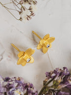 Petite Floral Stud Earrings — Select Your Color