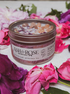 LOVE NOTES Rose + Pink Salt Candle — Select Your Size