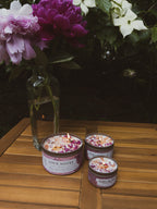LOVE NOTES Rose + Pink Salt Candle — Select Your Size