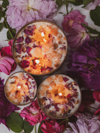 LOVE NOTES Rose + Pink Salt Candle — Select Your Size