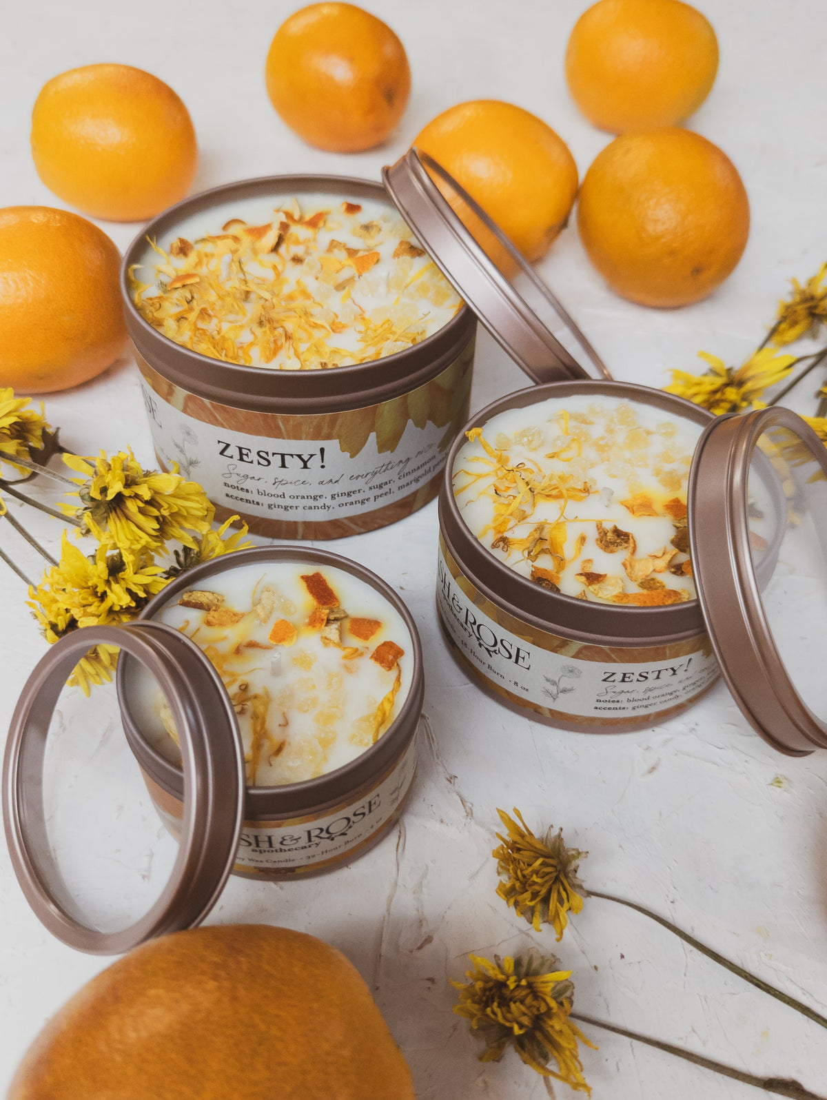 ZESTY! Orange Ginger Candle — Select Your Size