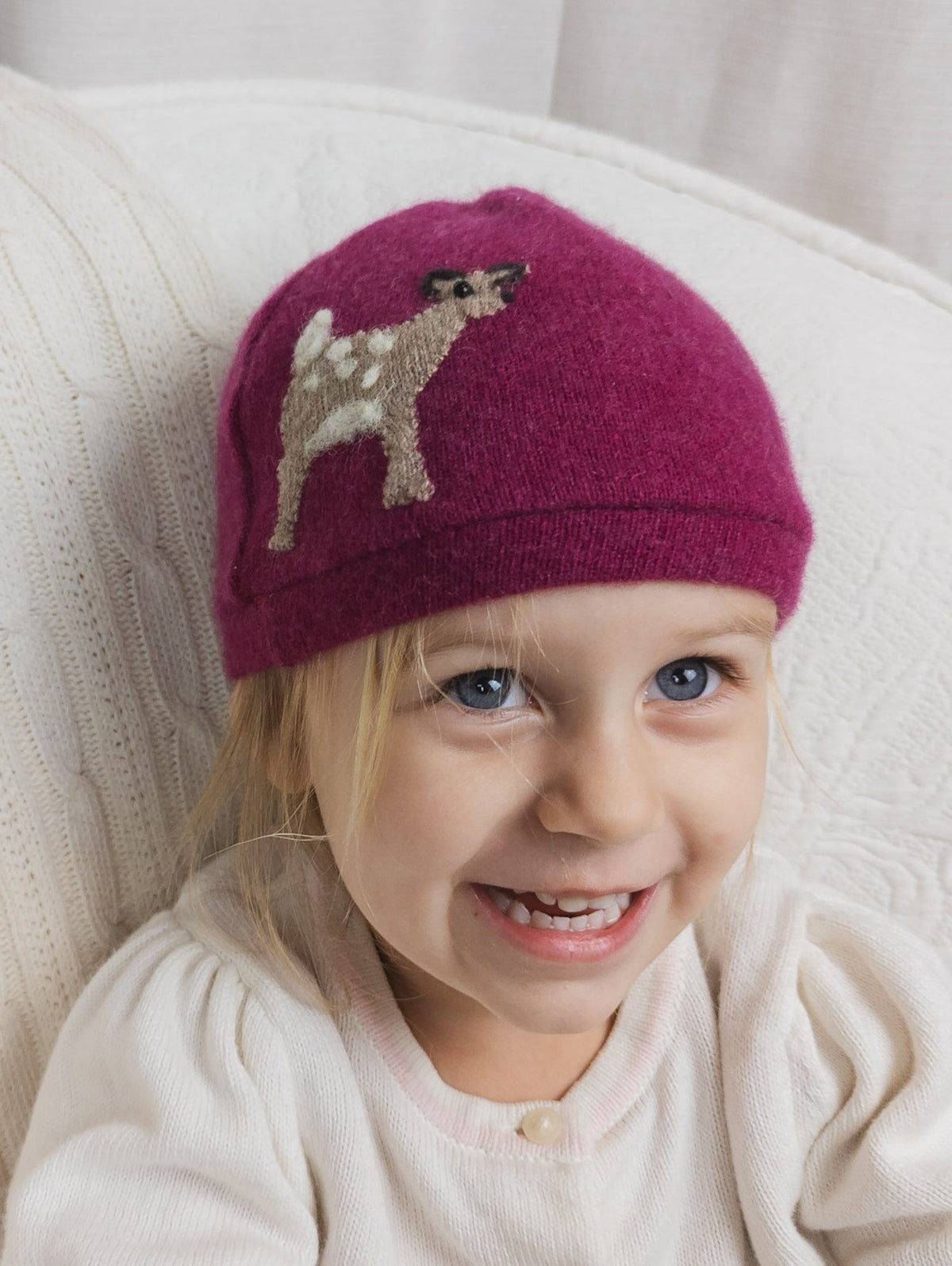 Fawn Cashmere Hat - Toddler — Select Your Color