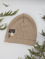 Owl Cashmere Hat - Toddler — Select Your Color