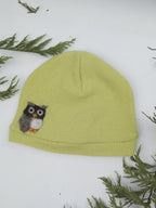 Owl Cashmere Hat - Toddler — Select Your Color