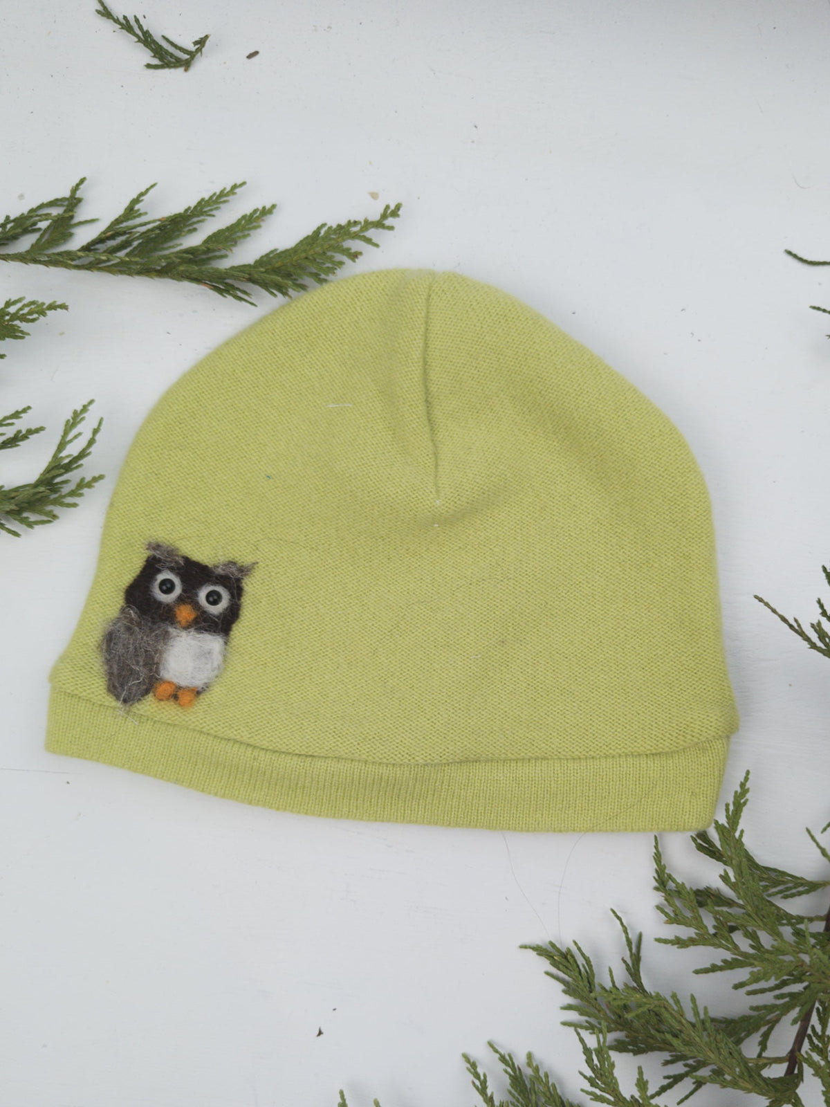 Owl Cashmere Hat - Toddler — Select Your Color