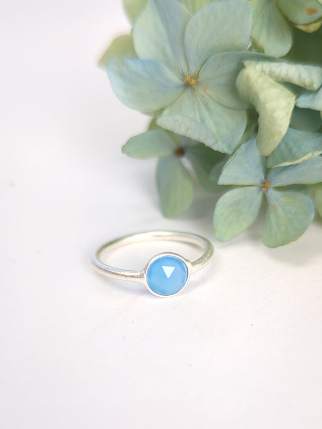 Mini Pebble Ring - Silver — Select Your Gemstone & Size