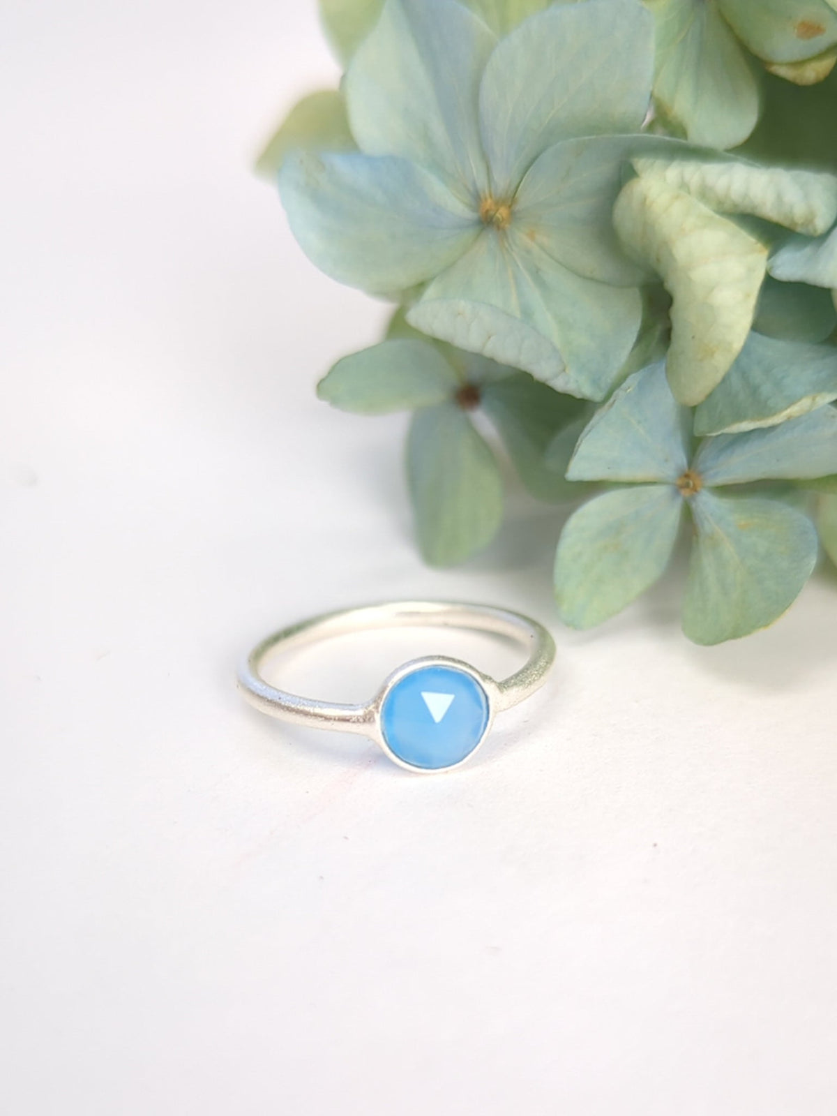 Mini Pebble Ring - Silver — Select Your Gemstone & Size
