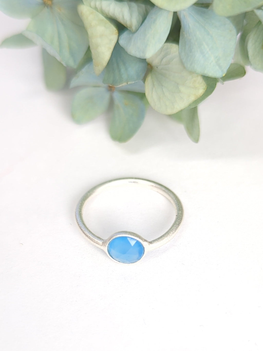 Mini Pebble Ring - Silver — Select Your Gemstone & Size