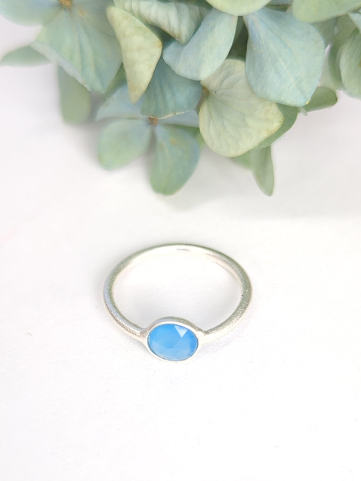 Mini Pebble Ring - Silver — Select Your Gemstone & Size