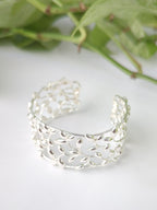 Olive Leaf Cuff Bracelet — Select Your Color