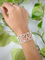 Olive Leaf Cuff Bracelet — Select Your Color