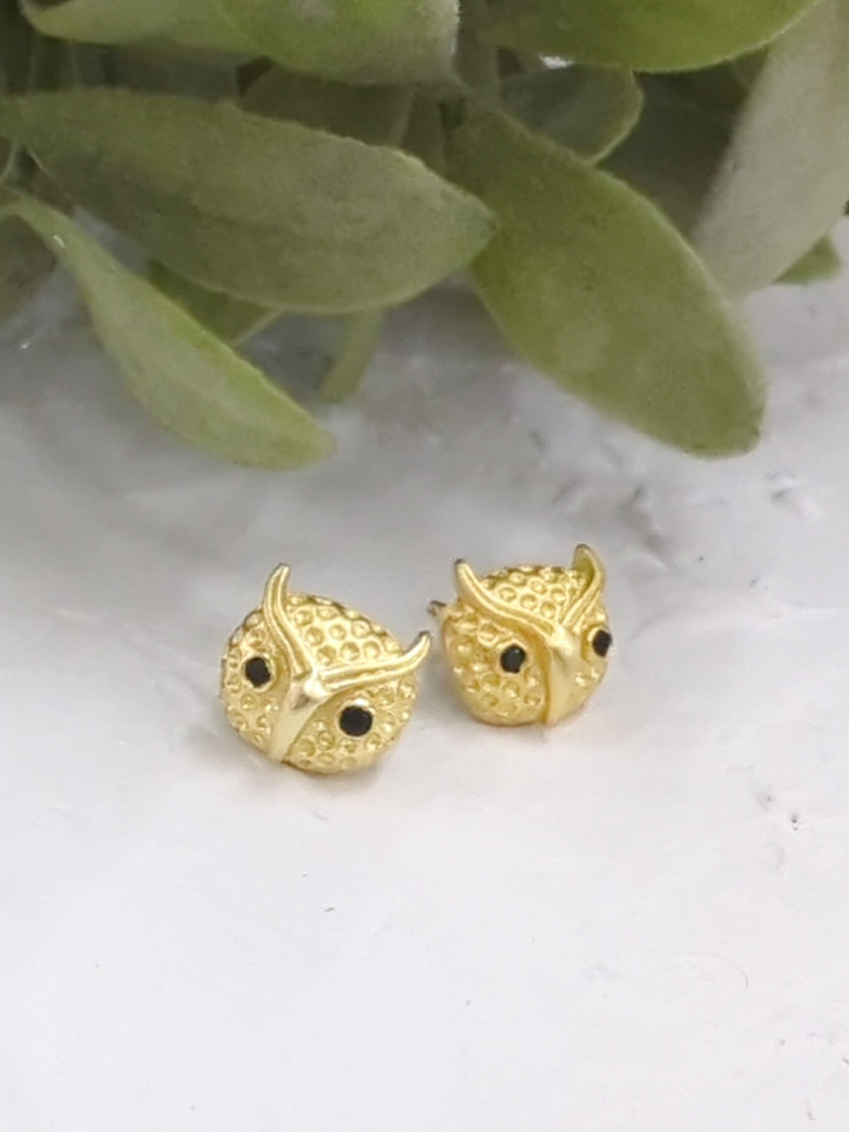 Azia Owl Stud Earrings — Select Your Color