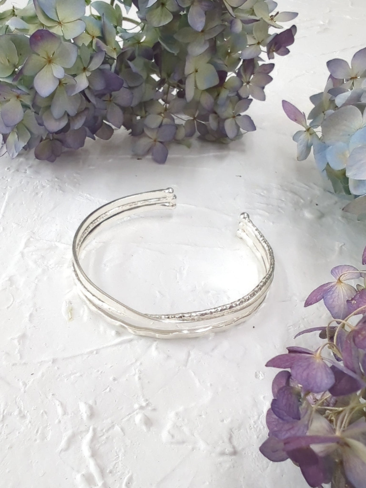 Crossed Branches Cuff Bracelet — Select Your Color
