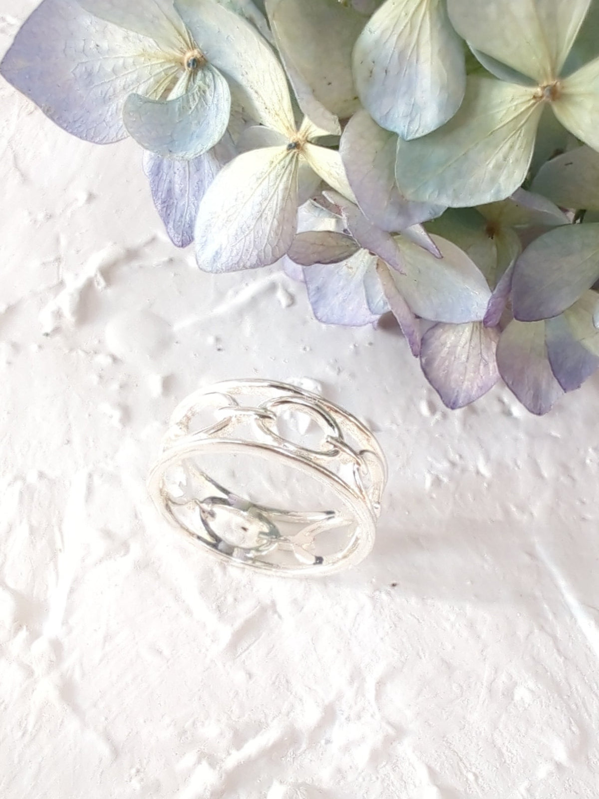 Chain Link Band Ring — Select Your Color & Size