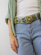 Laurel Embroidered Belt